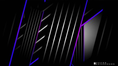 Soyut vektör arkaplanı. Geometrik Çizgiler - Yaratıcı ve İlham Tasarımı