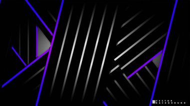 Soyut vektör arkaplanı. Geometrik Çizgiler - Yaratıcı ve İlham Tasarımı