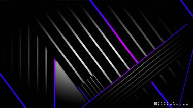 Soyut vektör arkaplanı. Geometrik Çizgiler - Yaratıcı ve İlham Tasarımı