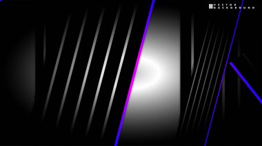 Soyut vektör arkaplanı. Geometrik Çizgiler - Yaratıcı ve İlham Tasarımı