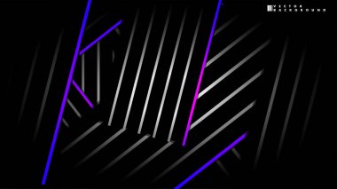 Soyut vektör arkaplanı. Geometrik Çizgiler - Yaratıcı ve İlham Tasarımı