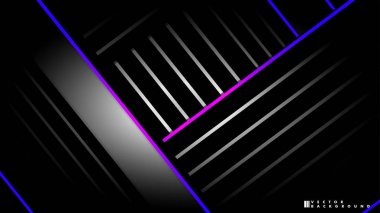 Soyut vektör arkaplanı. Geometrik Çizgiler - Yaratıcı ve İlham Tasarımı