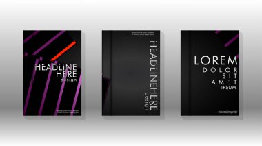 Geometrik tasarım arka planlı kapak kitabı.