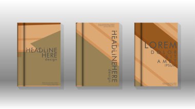 Kapak kitabı kavramı soyut geometrik arka plan renk ve şekillerin bir kombinasyonu ile