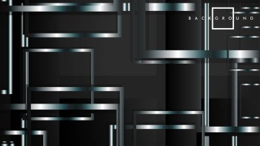 Modern Soyut Vektör Kutusu Arka Plan. beyaz degrade şeritler ile. eps 10 şablonu