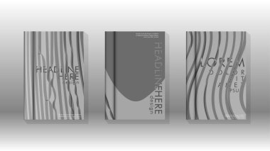 Geometrik tasarım arka planlı kapak kitabı.