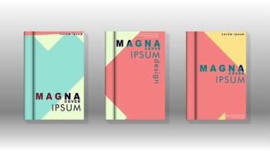 Soyut kitap kapağı düzeninin arka planı. Broşürler, dergiler, vektör şablonları vb. için. Modern tasarımlar Eps 10'da geometrik desenler oluşturur