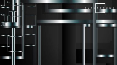 Modern Soyut Vektör Kutusu Arka Plan. beyaz degrade şeritler ile. eps 10 şablonu