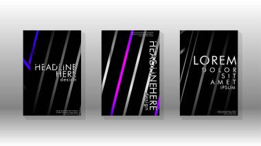 Geometrik tasarım arka planlı kapak kitabı.