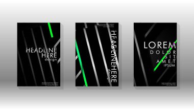 Geometrik tasarım arka planlı kapak kitabı