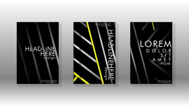 Geometrik tasarım arka planlı kapak kitabı.