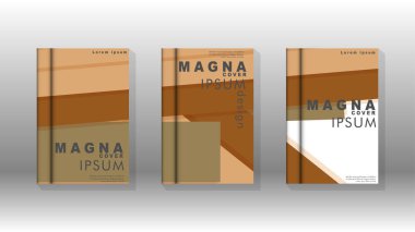 Kapak kitabı kavramı soyut geometrik arka plan renk ve şekillerin bir kombinasyonu ile