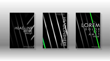 Geometrik tasarım arka planlı kapak kitabı