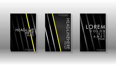 Geometrik tasarım arka planlı kapak kitabı.