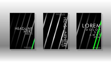 Geometrik tasarım arka planlı kapak kitabı.