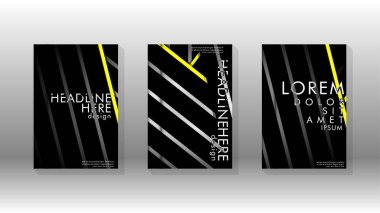 Geometrik tasarım arka planlı kapak kitabı.