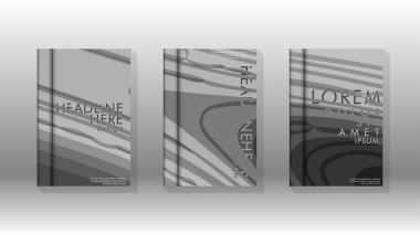 Geometrik tasarım arka planlı kapak kitabı.