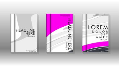 Arka kapak sıvı elemanları ile. Tasarım kavramı kitap. Fütüristik iş düzeni. Dijital poster şablonu. Tasarlamak vektör - eps10