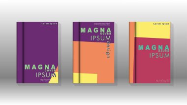 Soyut kitap kapağı düzeninin arka planı. Broşürler, dergiler, vektör şablonları vb. için. Modern tasarımlar Eps 10'da geometrik desenler oluşturur