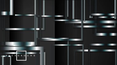 Modern Soyut Vektör Kutusu Arka Plan. beyaz degrade şeritler ile. eps 10 şablonu