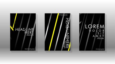 Geometrik tasarım arka planlı kapak kitabı.