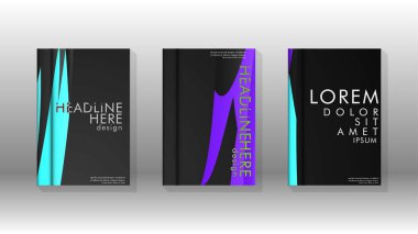 Kitap Kapağı renkli geometrik arka planlar.