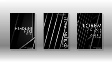 Geometrik tasarım arka planlı kapak kitabı.