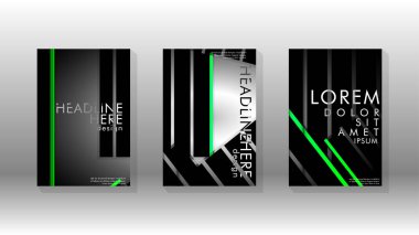 Geometrik tasarım arka planlı kapak kitabı.