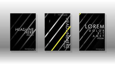 Geometrik tasarım arka planlı kapak kitabı.