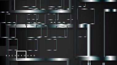 Modern Soyut Vektör Kutusu Arka Plan. beyaz degrade şeritler ile. eps 10 şablonu