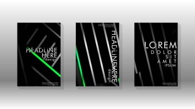 Geometrik tasarım arka planlı kapak kitabı