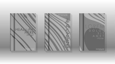 Geometrik tasarım arka planlı kapak kitabı.