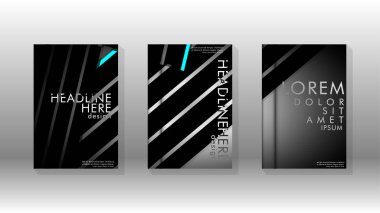 Geometrik tasarım arka planlı kapak kitabı