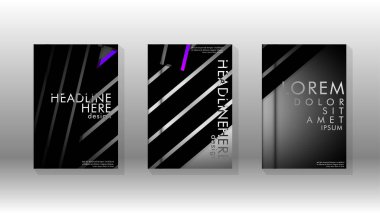 Geometrik tasarım arka planlı kapak kitabı.