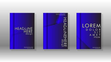 Soyut vektör düzeni arka planı. Broşürler, yıllık, dergi, vektör şablonları vb. için.