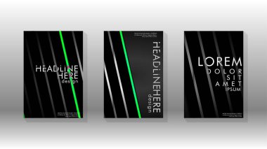 Geometrik tasarım arka planlı kapak kitabı