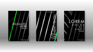 Geometrik tasarım arka planlı kapak kitabı.