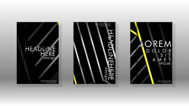 Geometrik tasarım arka planlı kapak kitabı.