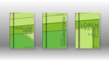 Kapak kitabı kavramı soyut geometrik arka plan renk ve şekillerin bir kombinasyonu ile