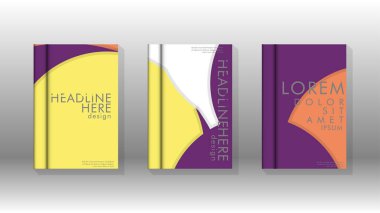 Minimal vektör tasarımı kapsar. Yuvarlak şekiller kompozisyon. Eps10 vektör şablonu