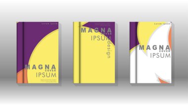 Kurumsal iş yıllık rapor kitap kapağı broşür el ilanı posteri için soyut düşük daire şekil arka plan. Eps10 vektör şablonu