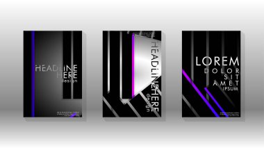 Geometrik tasarım arka planlı kapak kitabı.