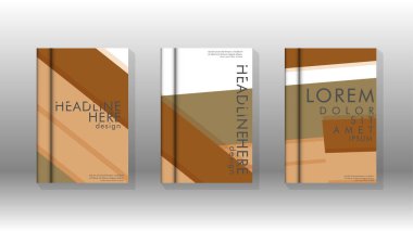 Kapak kitabı kavramı soyut geometrik arka plan renk ve şekillerin bir kombinasyonu ile