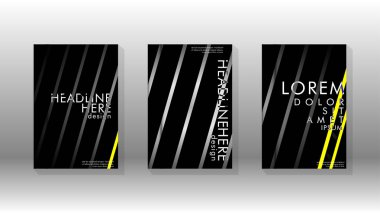 Geometrik tasarım arka planlı kapak kitabı.