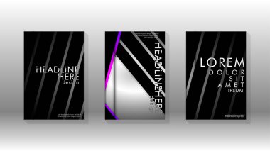 Geometrik tasarım arka planlı kapak kitabı.