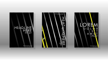 Geometrik tasarım arka planlı kapak kitabı.