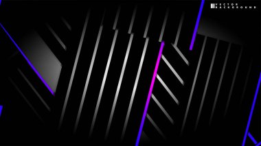 Soyut vektör arkaplanı. Geometrik Çizgiler - Yaratıcı ve İlham Tasarımı