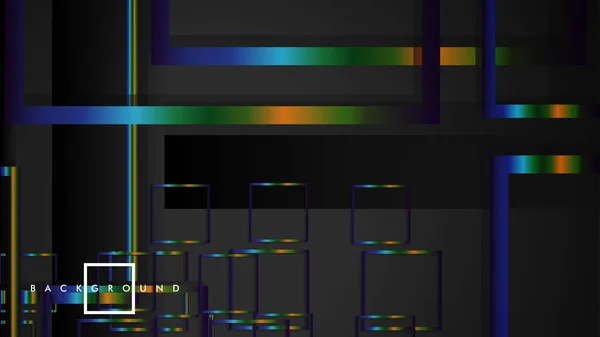 Moderne abstracte vector vak achtergrond. met kleurrijke gradiënt stroken. EPS 10 template — Stockvector