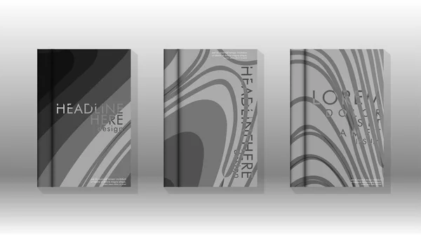 Cover boek met een geometrisch ontwerp achtergrond. — Stockvector