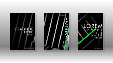 Geometrik tasarım arka planlı kapak kitabı.